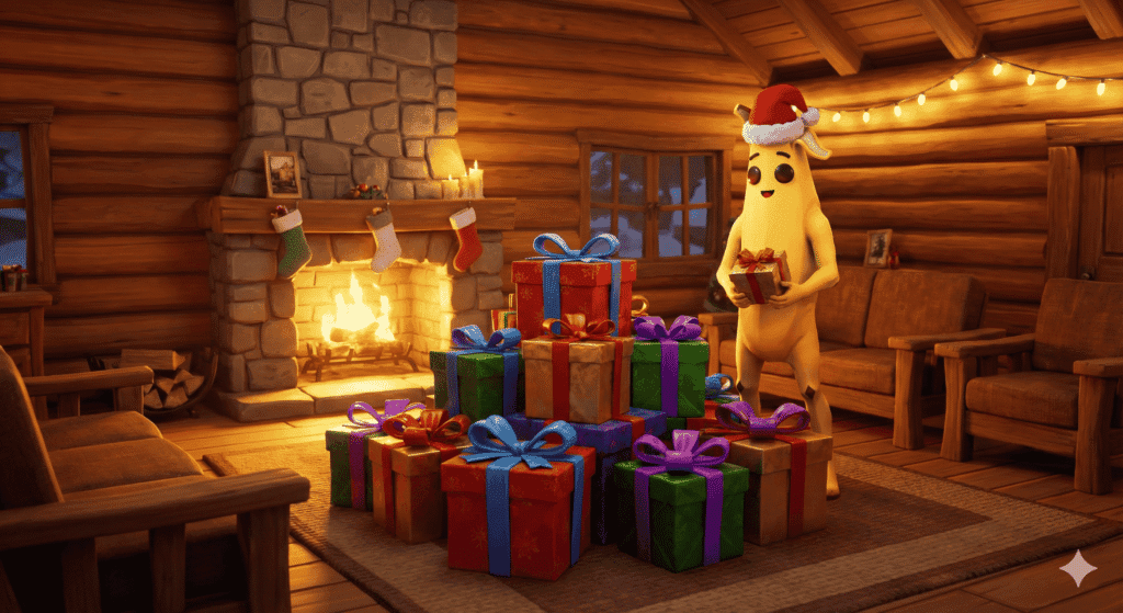Fortnite Winterfest 2025 Cabin location and free presents guide Daily Gaming Hub
