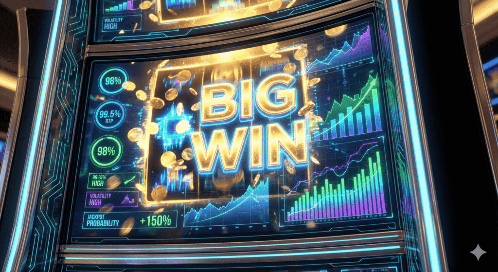 Data chart showing high RTP percentages for Australian online pokies 2025